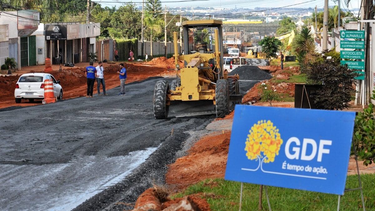 Obra da ponte sobre o Córrego Vicente Pires entra na segunda fase