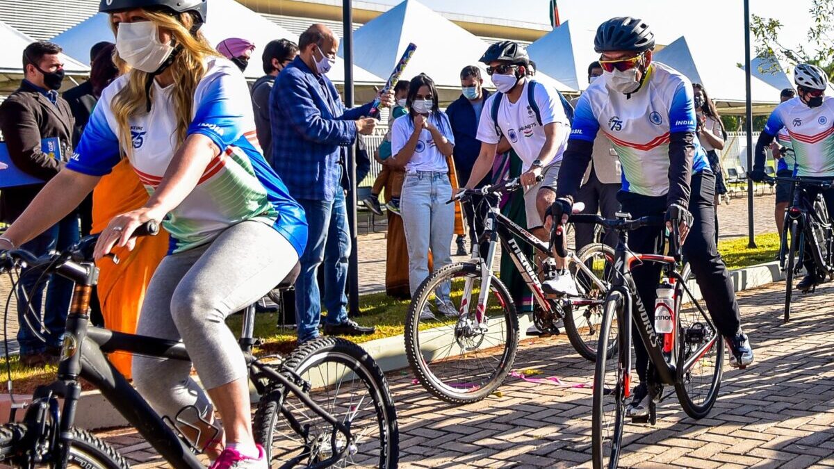 DF recebe Circuito de Ciclismo de Amizade Índia-Brasil