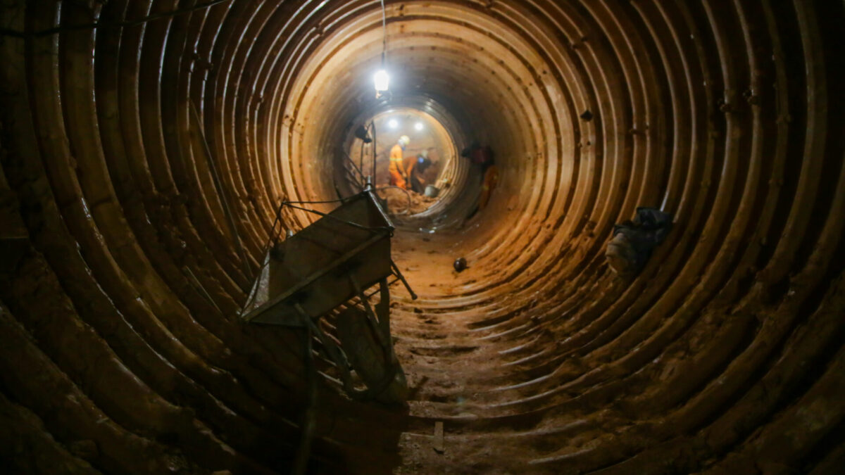 Obras grandiosas estão sendo feitas por debaixo da terra em Vicente Pires