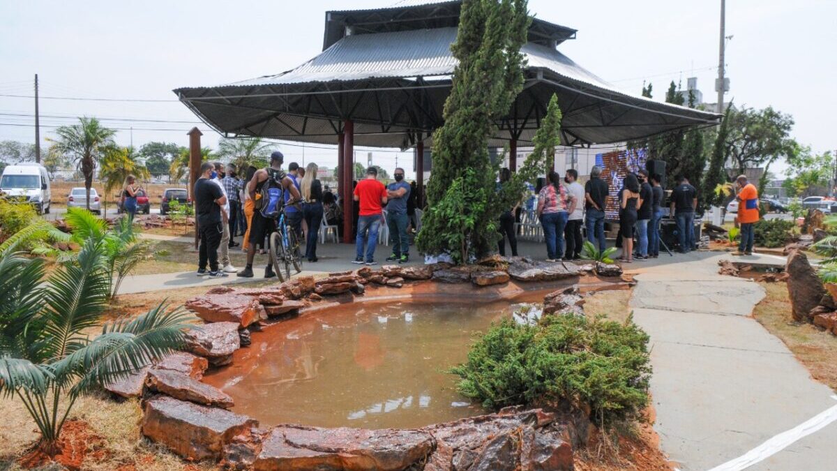 Um jardim em homenagem à comunidade japonesa