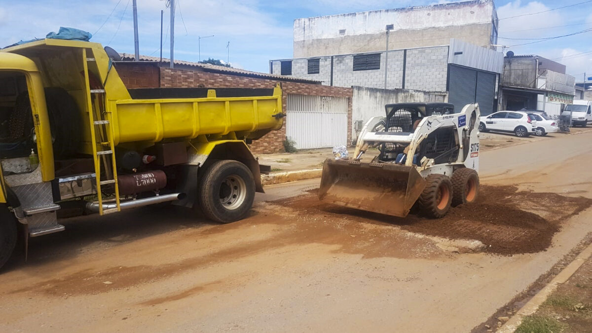 Mãos às obras logo após as chuvas no Sol Nascente e Pôr do Sol