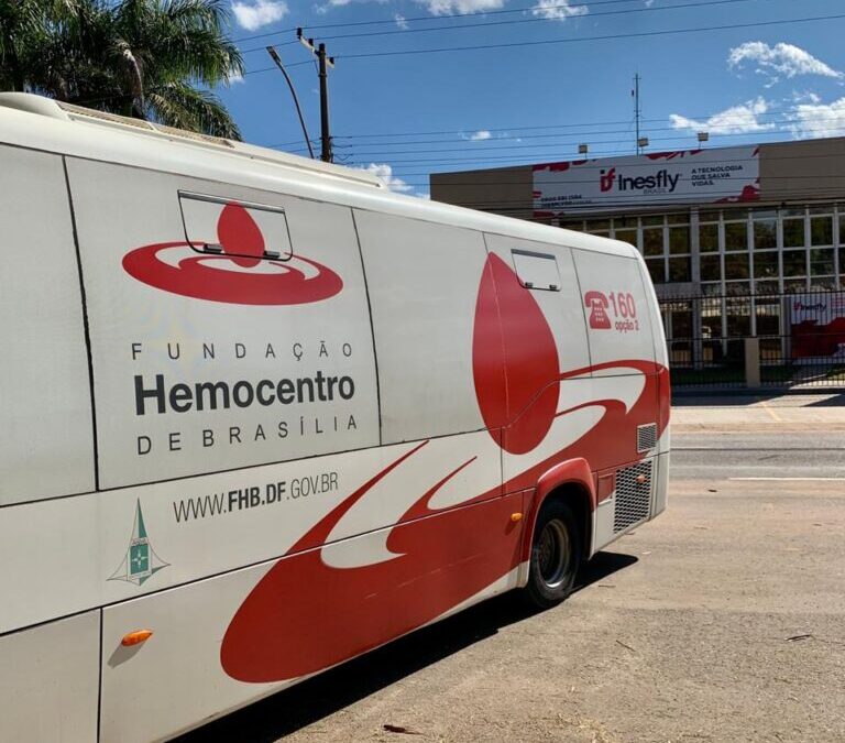 Transporte gratuito para doadores de sangue volta a Taguatinga