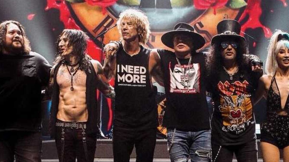 Confira turnê pelo Brasil da banda Guns N’Roses