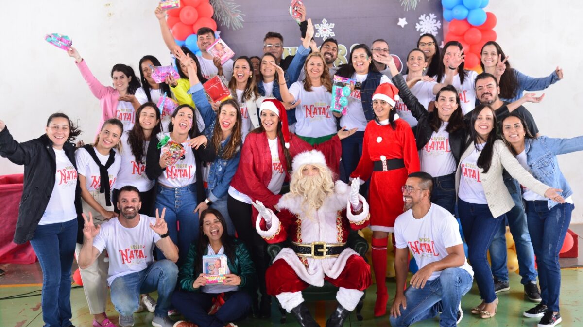 Ação de Natal do GDF reúne 250 crianças no Centro Olímpico de Ceilândia