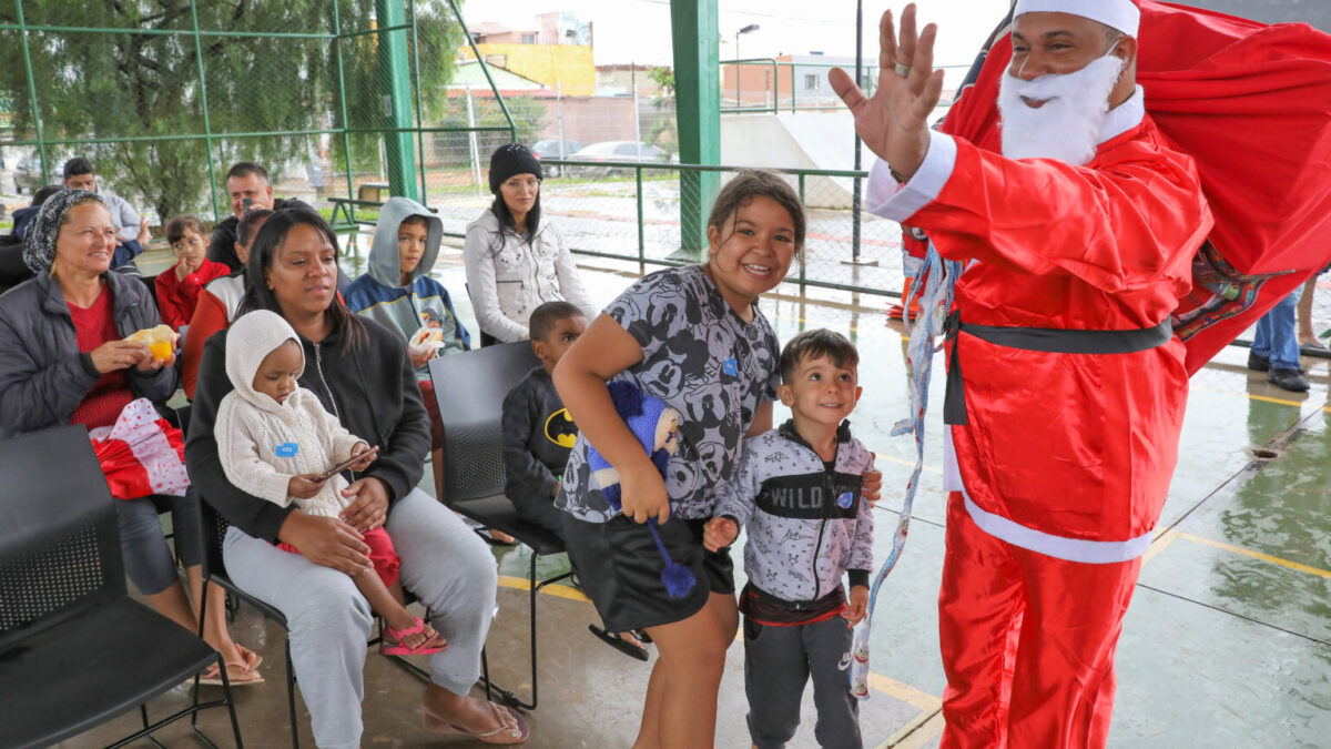 Natal Solidário na Estação de Cidadania do Recanto das Emas