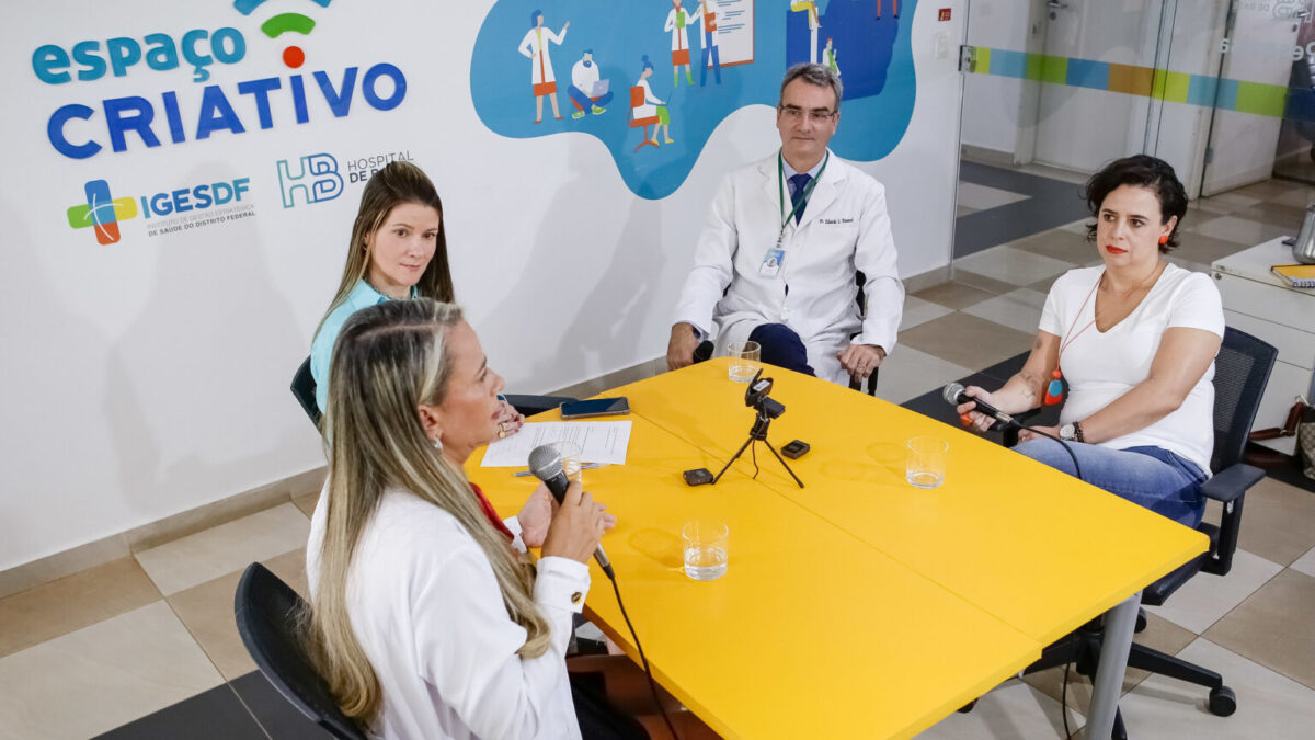 Talk Show com especialistas de Nefrologia, Urologia e Mastologia do HBDF