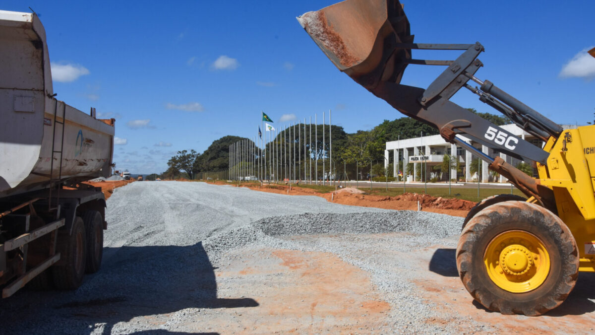 Seca acelera o ritmo das obras de mobilidade no Setor Policial