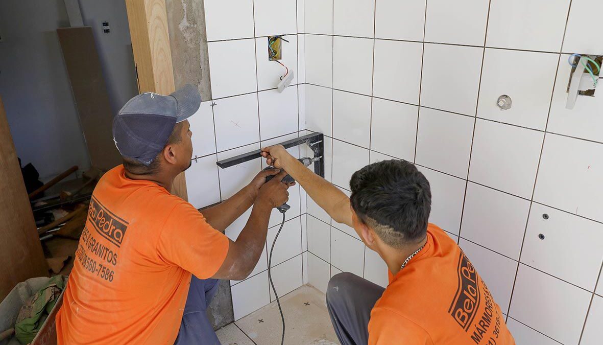 Obras da Casa da Mulher Brasileira de Sol Nascente estão em fase de acabamento