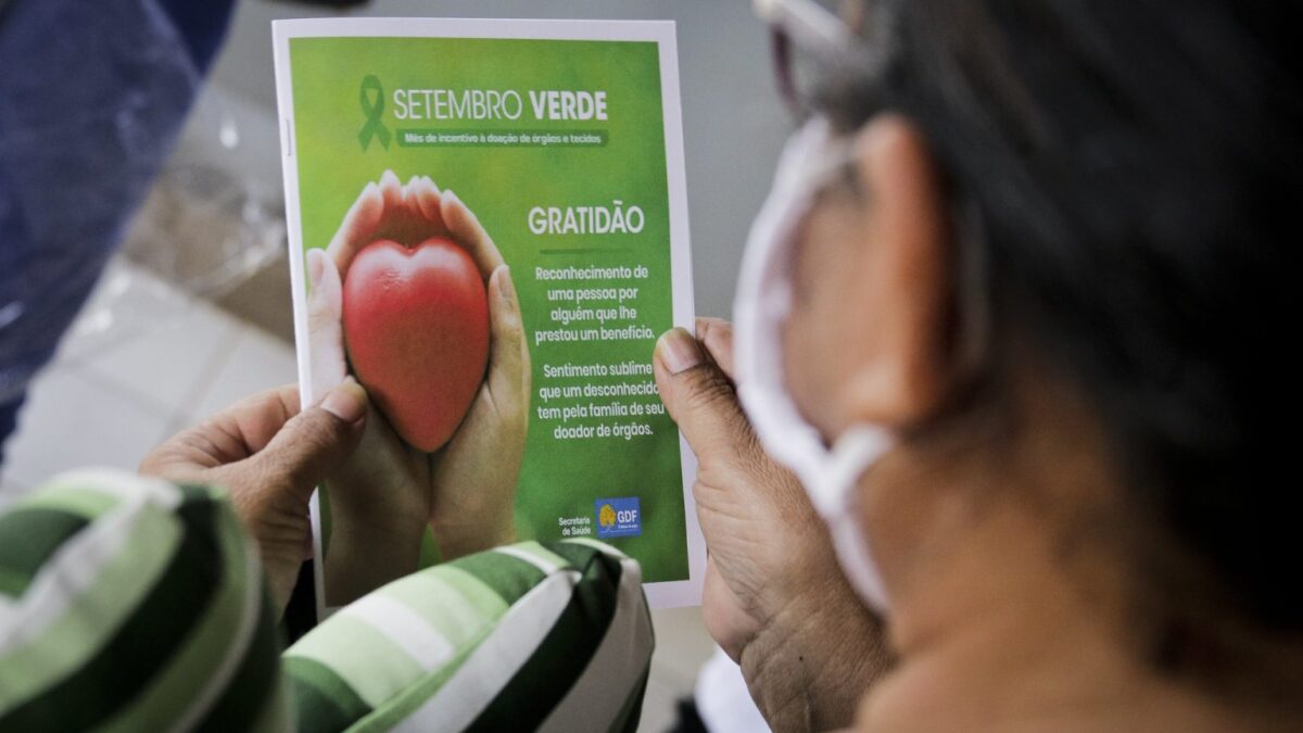 Ação em apoio à doação de órgãos leva serviços de saúde ao Parque da Cidade