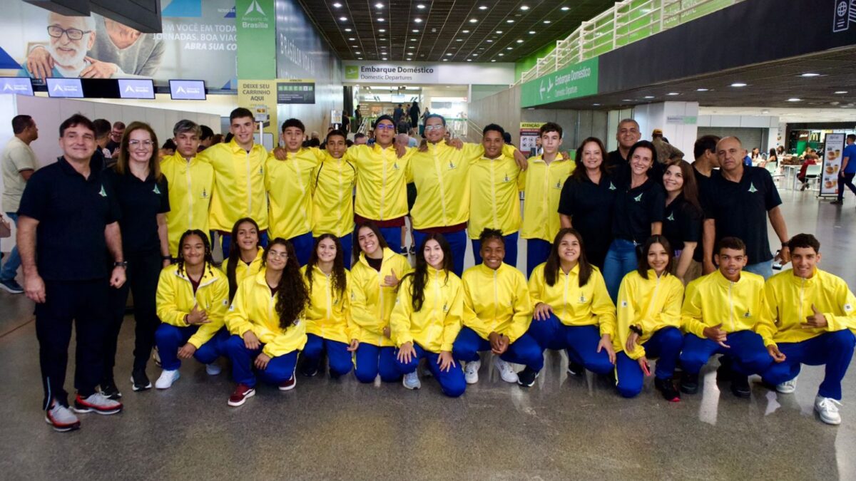 Estudantes do DF desembarcam em João Pessoa para os Jogos da Juventude 2024